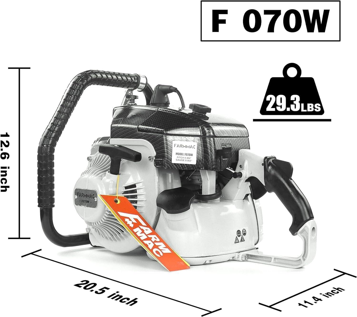 Power and Precision: Our FARMMAC F070W chainsaw Review