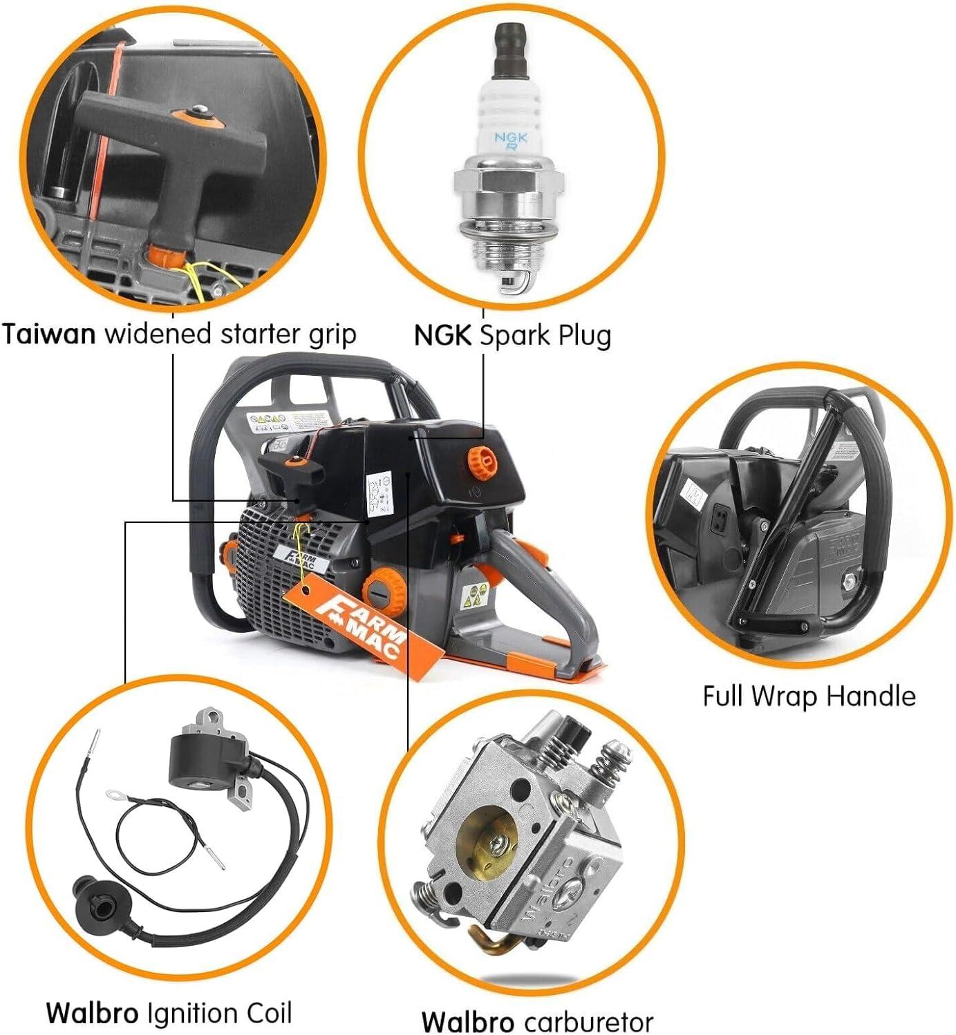 Power Meets Precision: Our Review of the FARMMAC F660V Chainsaw